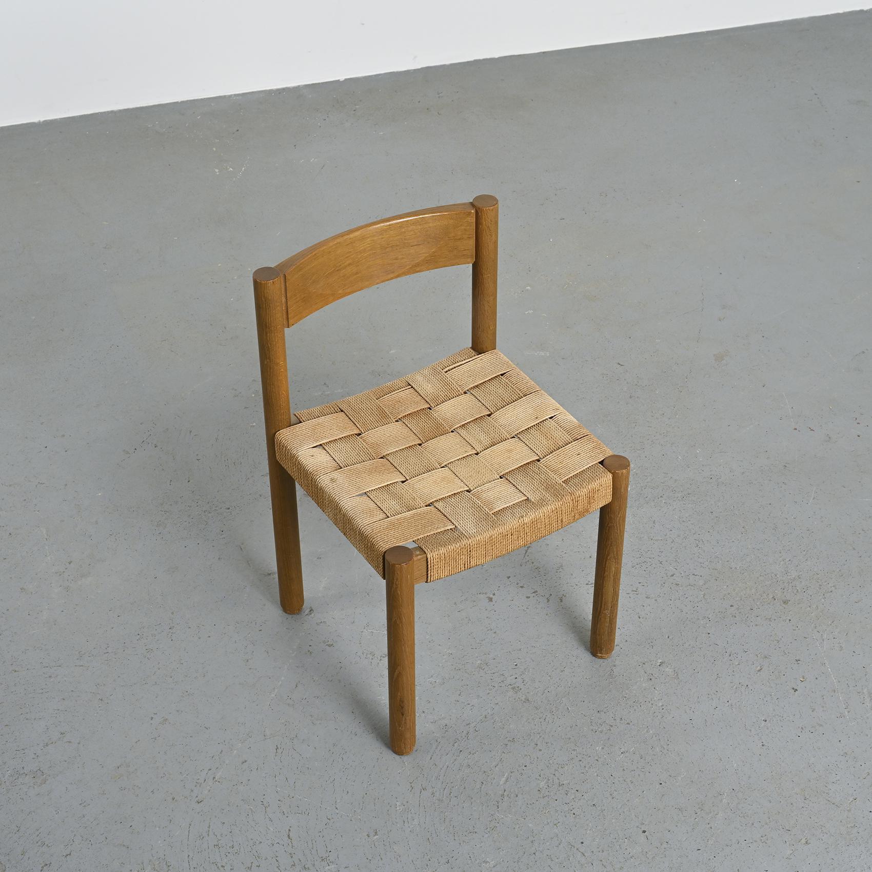 Set of four model 6200 chairs by Robert and Trix Haussmann, Dietiker, 1963