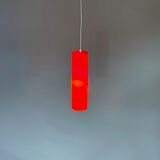 Suspension Murano Venini 486b par Paolo Venini pour Venini & C., 1962, orange