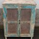 Small pantry buffet in old wood with mesh doors