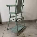 Chaise haute bébé à système