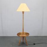 1970s Jan Kalous Wooden Floor Lamp for ULUV, Czechoslovakia