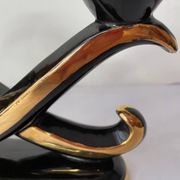 Art Deco vase and candle holder set