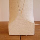 Vintage stone lamp in the style of Albert Tormos