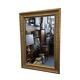 Miroir français ancien avec cadre doré, datant d'environ 1900