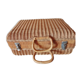 Vintage rattan malle