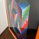 Impression optique en couleur d'après Vasarely, 1970