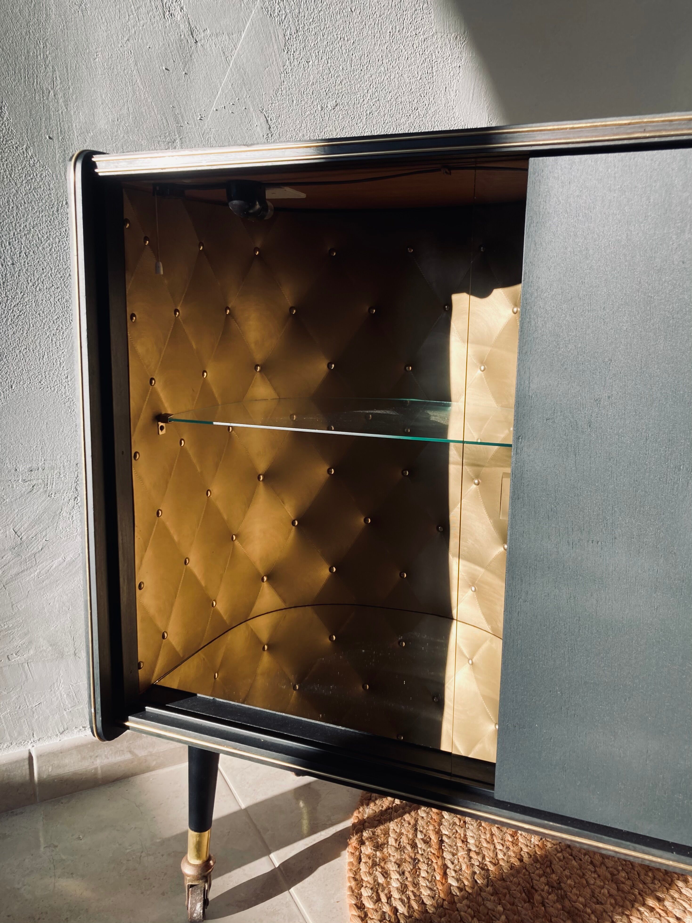 Vintage bar on wheels