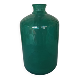 Large celadon green bottle vase