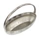 Viennese Secession nut basket, silver-plated brass, Austria, early 20th century
