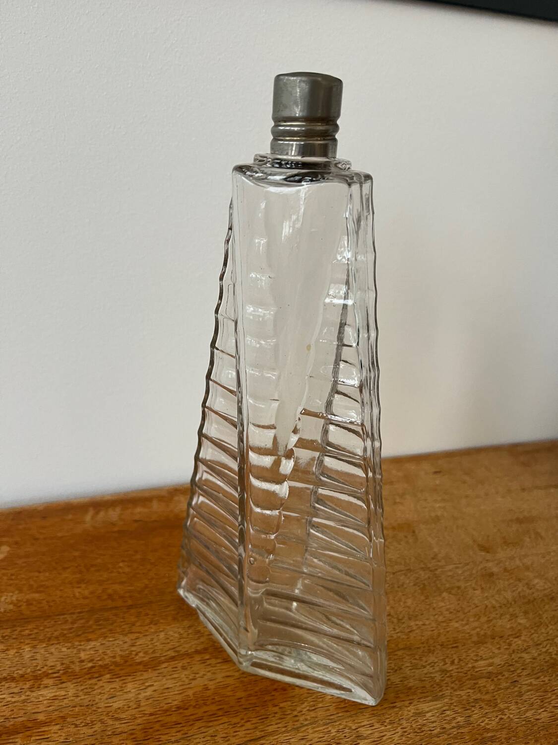 Art Deco glass bottle