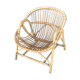Rattan shell armchair