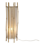 Lampadaire en bambou de Louis Sognot, années 1950