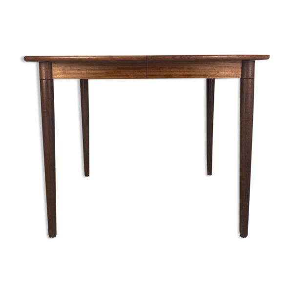 Table à manger en teck danois par Alf Aarseth pour Gustav Bahus