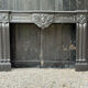 Napoleon III fireplace in black Belgian marble or Mazi, circa 1880