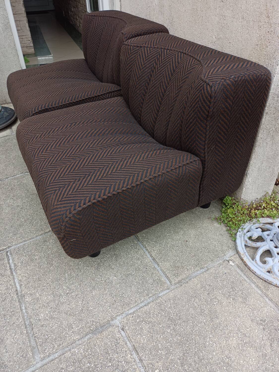 Pair of Tito Agnoli low chairs