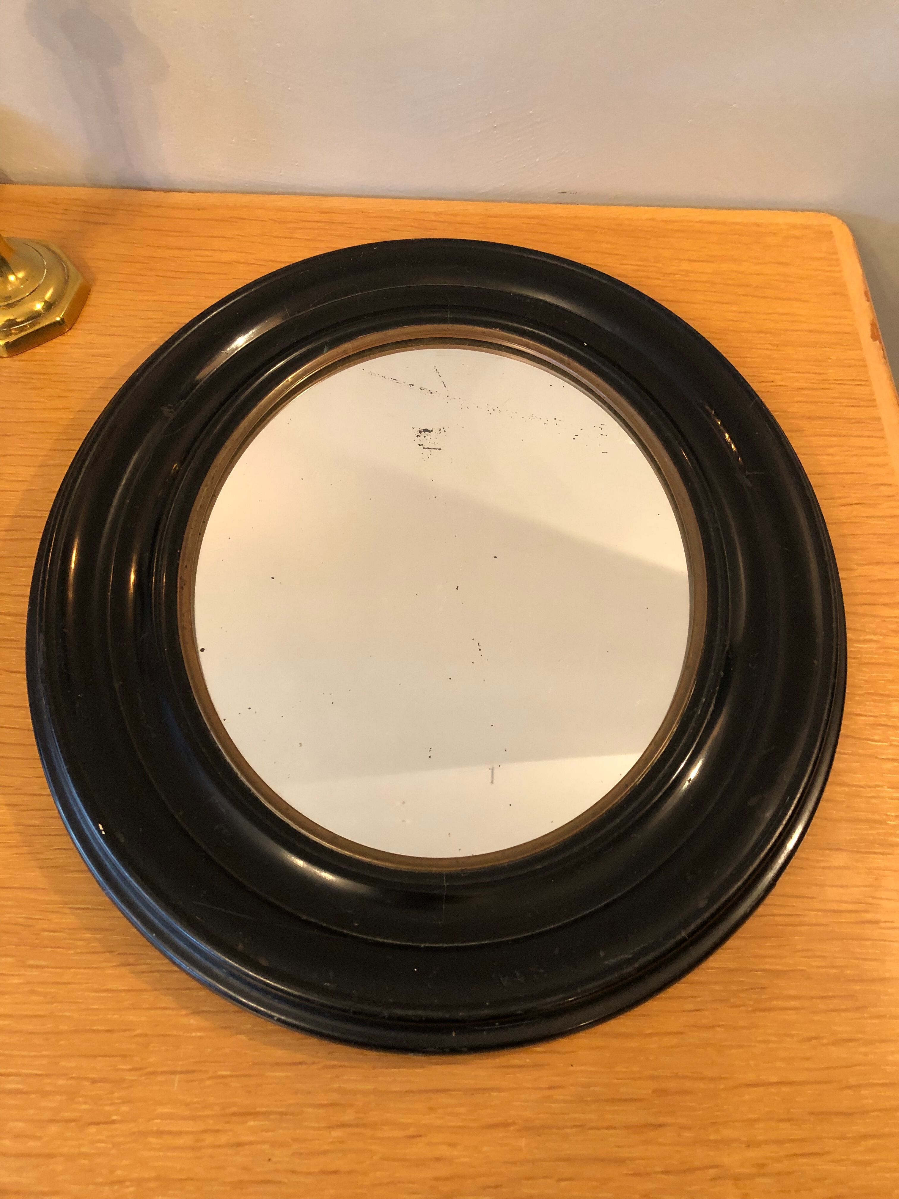 Old oval mirror 40x45cm