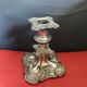 Silver candle holder