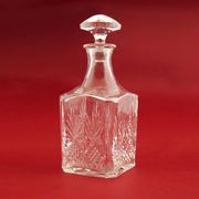 Glass decanter, Danish design, 1970s, production: Denmark