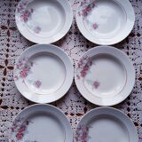6 assiettes St-Amand