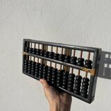 Black wooden Chinese abacus