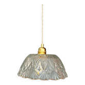 Vintage glass pendant light - tableware collection -