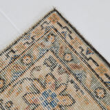 8x12 handmade orange foloral turkish rug 383x257cm