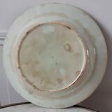 Plat en barbotine ancienne fin XIXeme