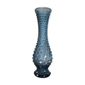 vase empoli italy verre - bleu