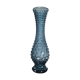 Vase empoli italy verre pointe de diamant bleu années 60 70