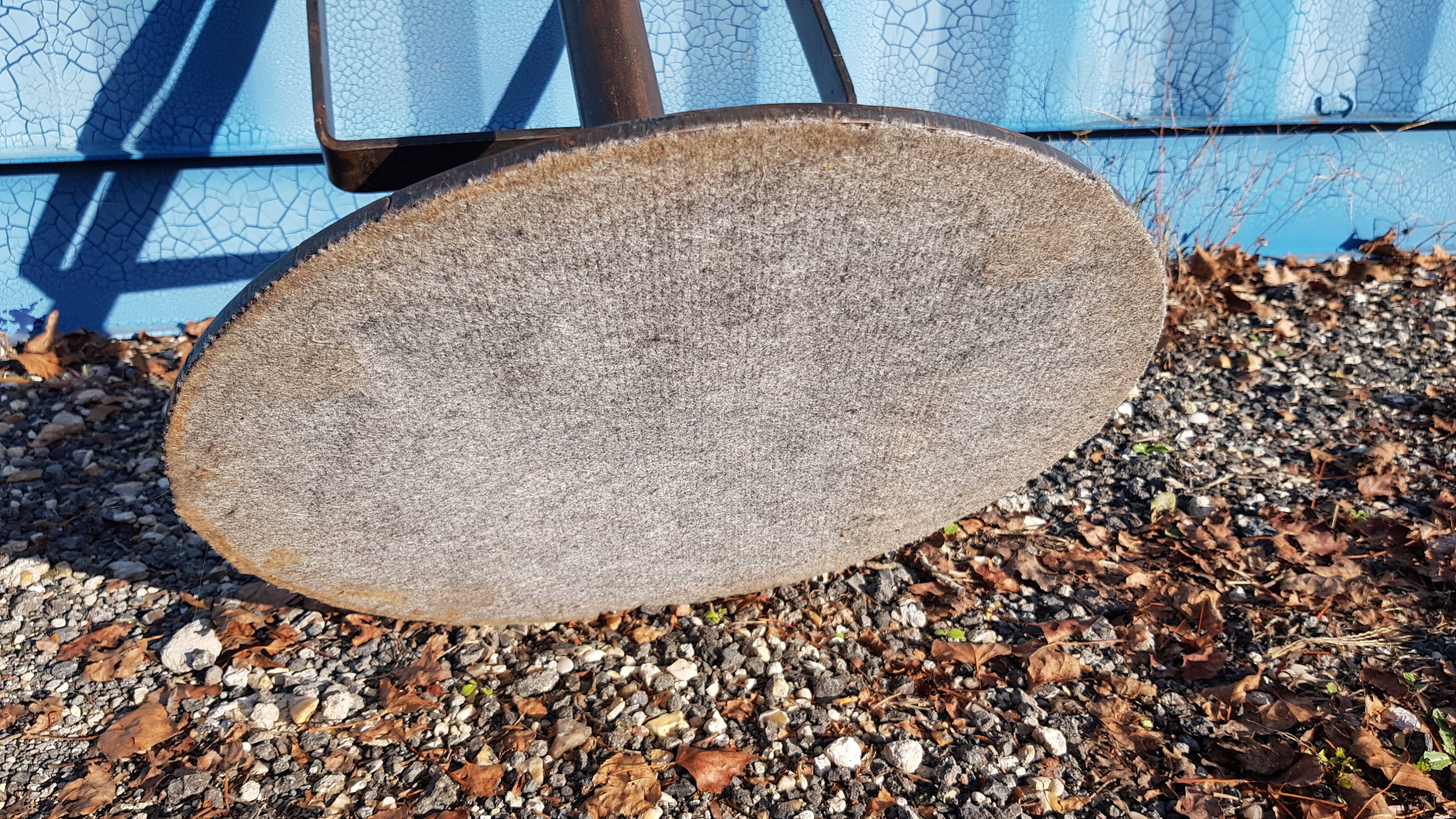 Bar stool design cast iron and wood