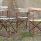 Lot de fauteuils de jardin vintage