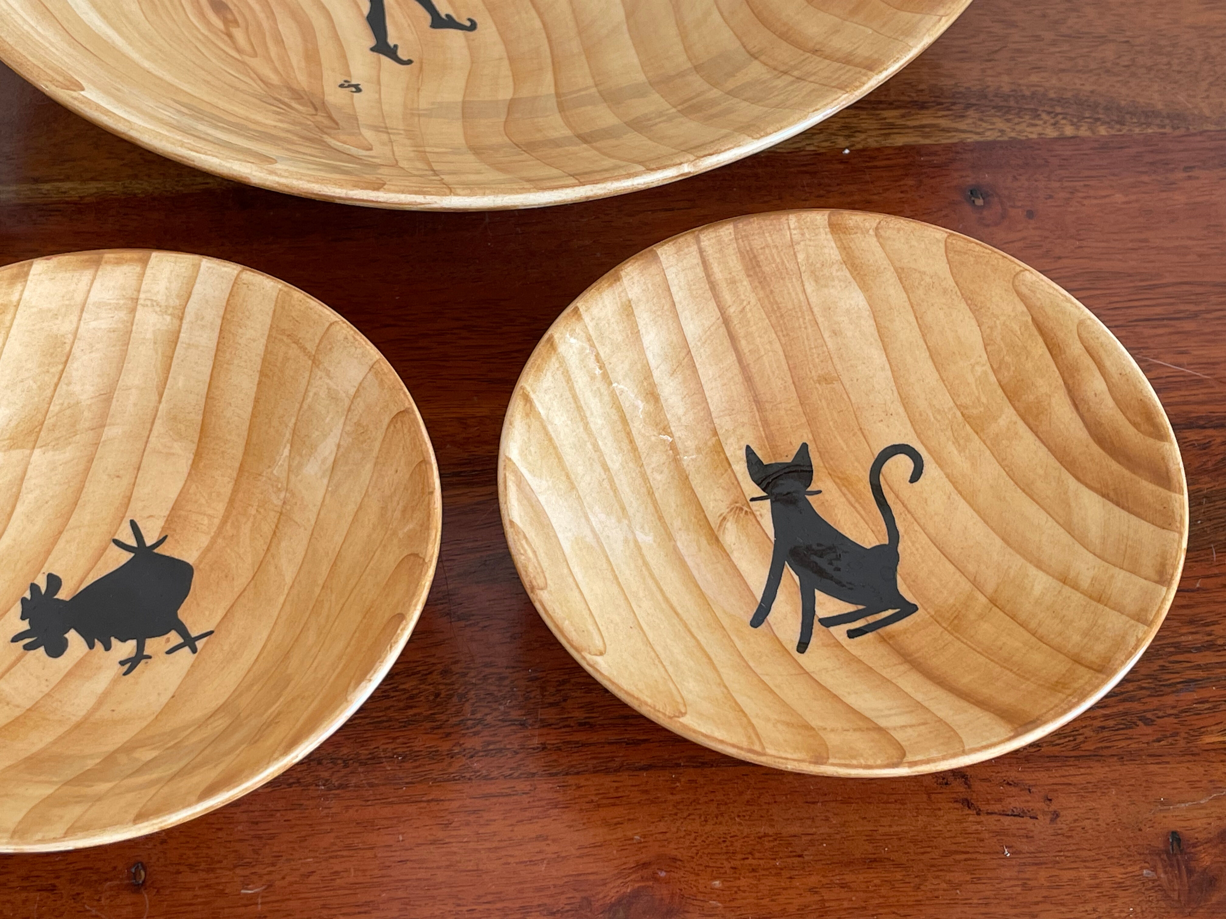 Cup and trio of cups Grosjean Vallauris