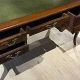 Bureau vintage bois et cuir