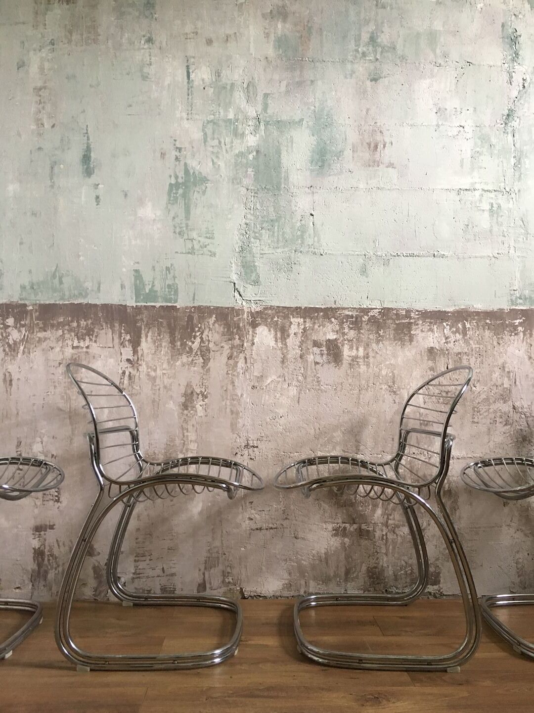 "Sabrina" chairs by Gastone Rinaldi