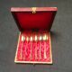 Vintage Art Nouveau Metal Teaspoons - Set of 6, France