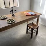 Oak farm table 220 cm