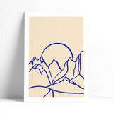 In the east - limited edition art print (a4)