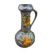 Vase à poser vintage en céramique émaillée
