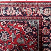 Handmade vintage Persian Hamadan rug 132cm x 196cm, 1950s