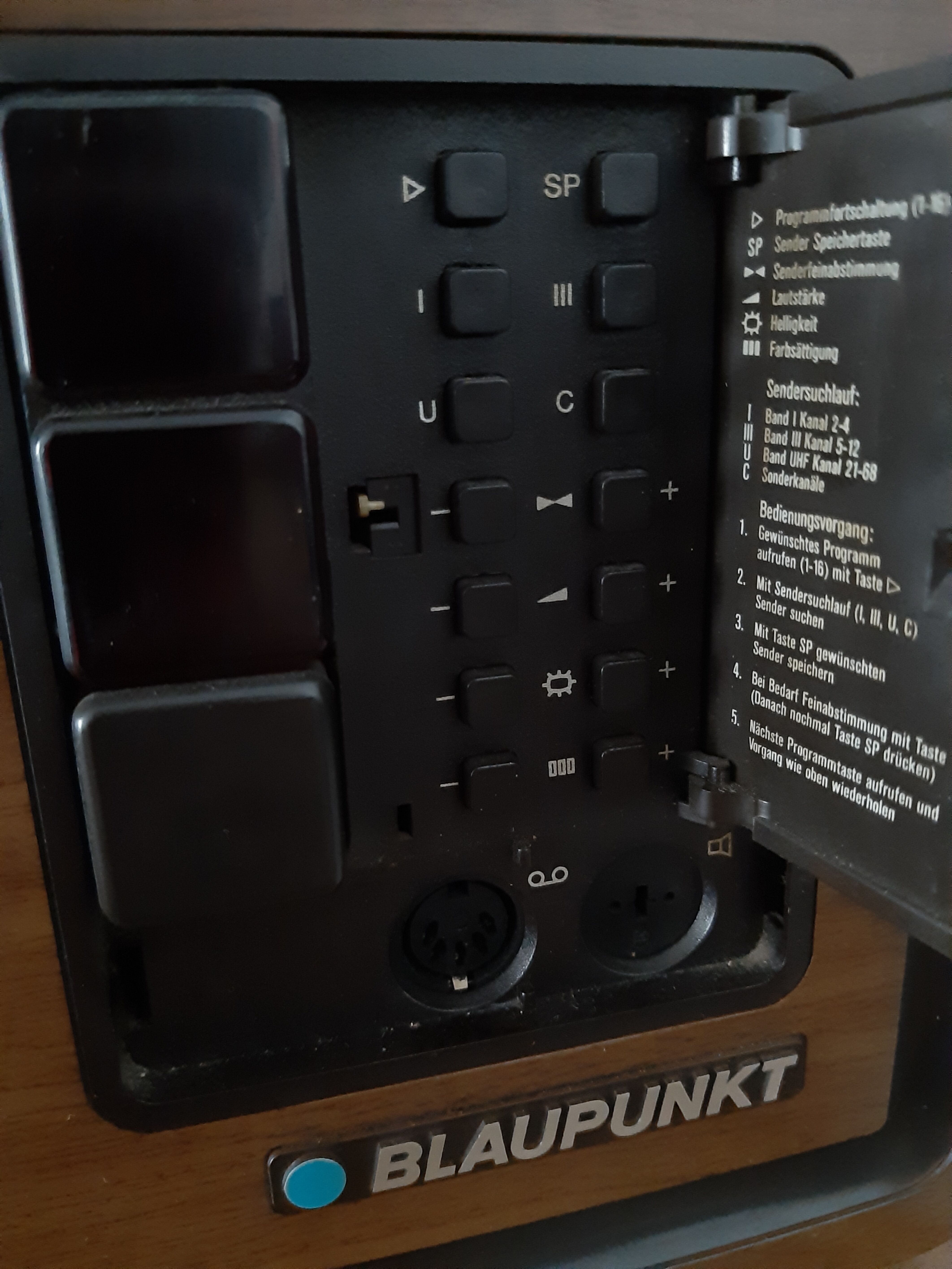 Vintage TV Blaupunkt model from 1978