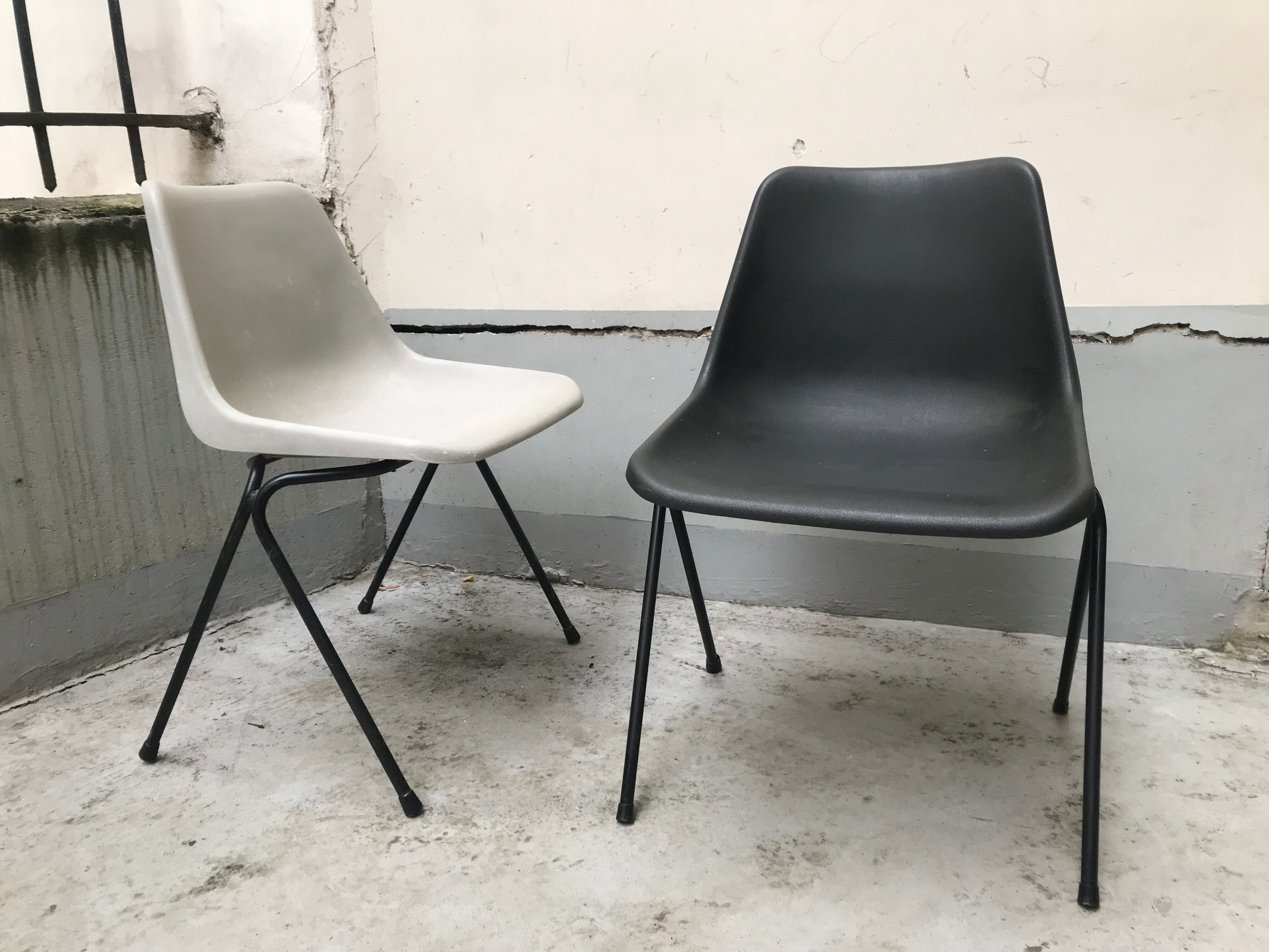 Paire de chaises Robin Day