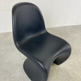 Black Panton dining chairs, set of 4