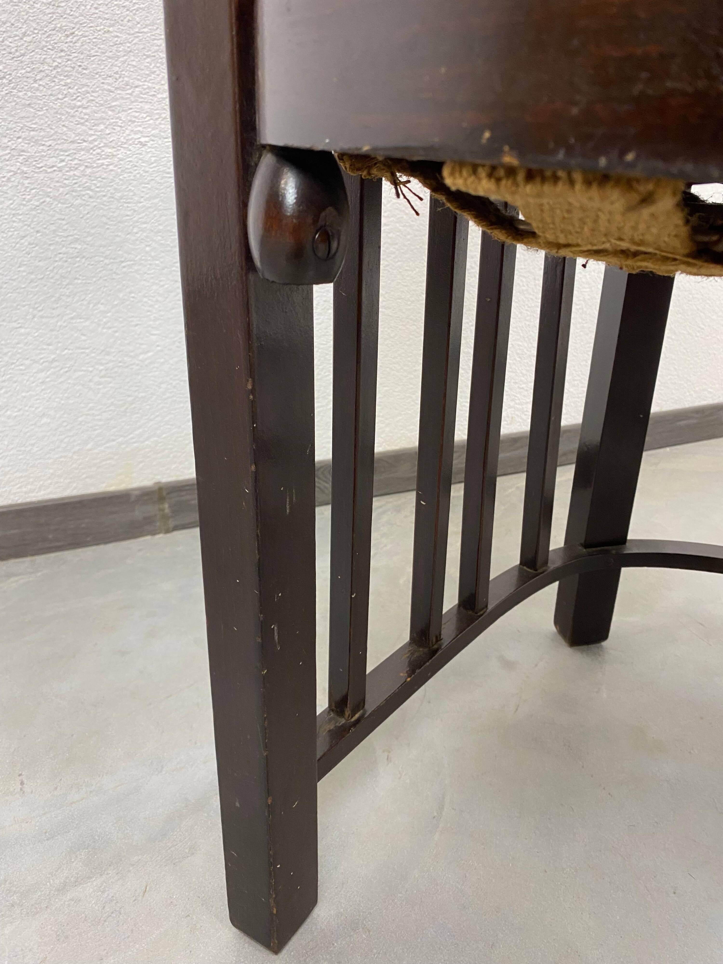 Fledermaus armchairs no. 423 by Josef Hoffmann