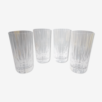 Set 4 verres à orangeade Baccarat