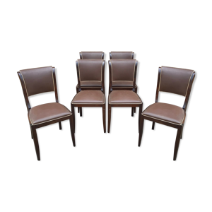 6 chaises 1950 vintage