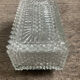 Vintage glass wall light from the 1970s.