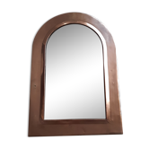 Pink brass mirror