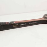 1970 Spalding black and red wooden tennis racket