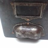Old metal drawer