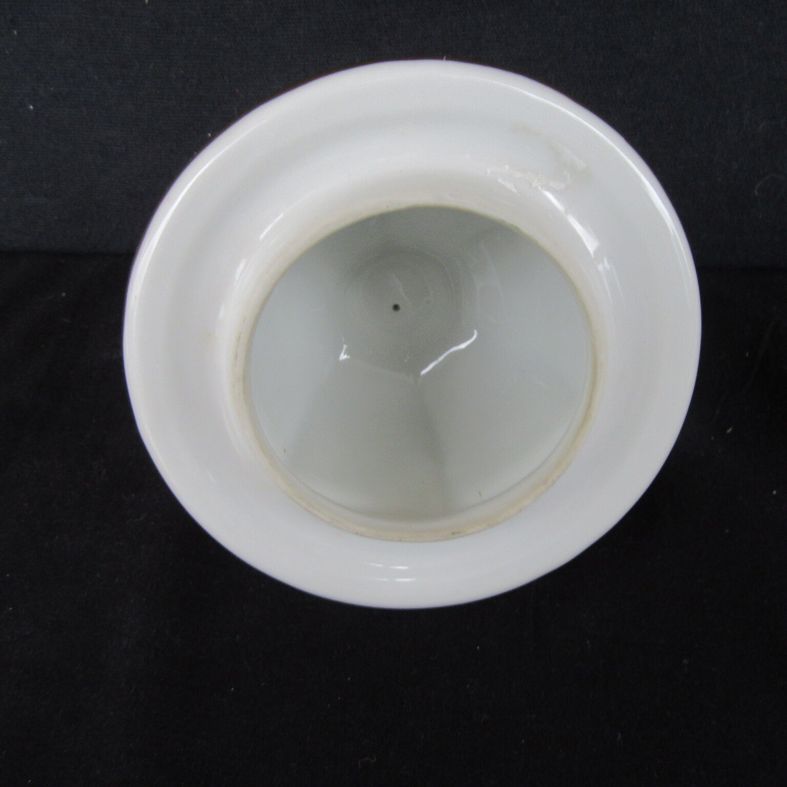 Potiche porcelain vase by Limoges R. Montigny and Co. from the 1950s